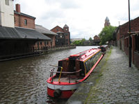 Arkaroo moored by Wigan Pier